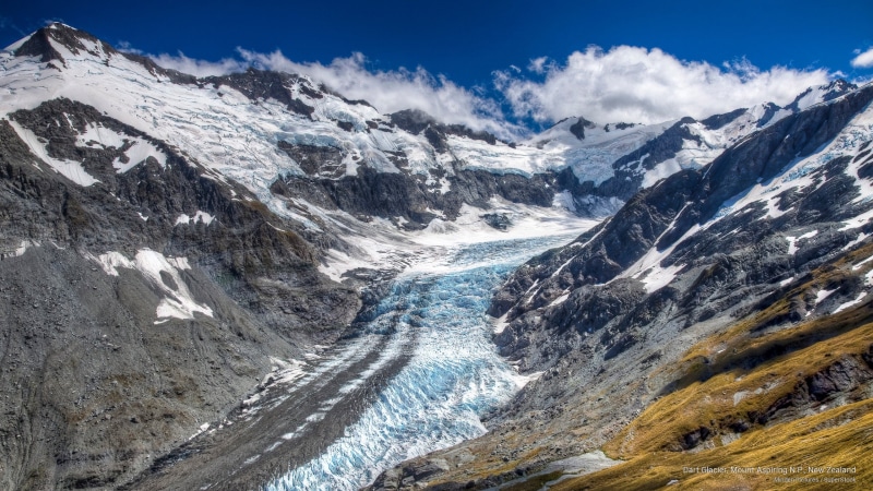 mount, 2K, Oceania, p, n, glacier, zealand, new, aspiring, dart