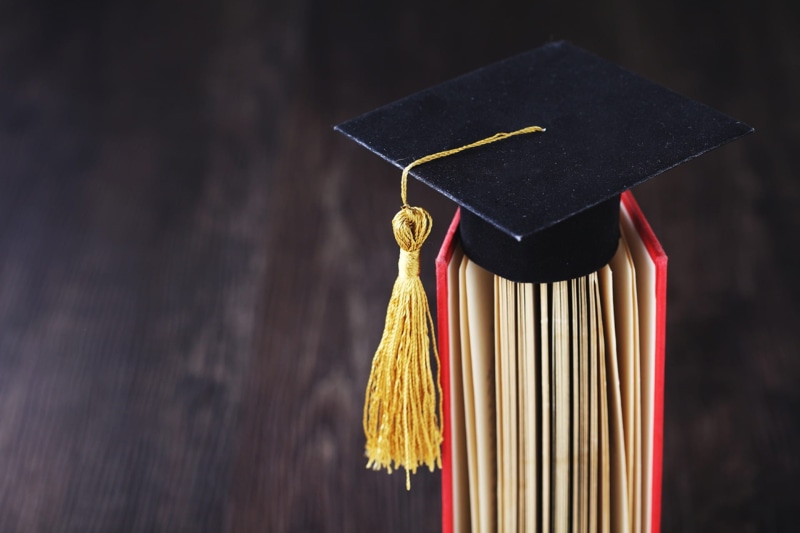 tassel, graduation, black color, black background, education, mortarboard, learning, black and yellow, the last, wall - building feature, hanging, hat