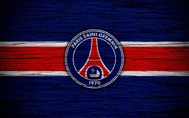 Paris Saint-Germain F.C., Soccer, 4K, Logo