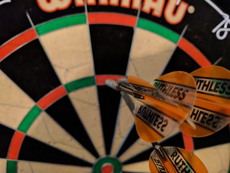 number, success, delivering, arts culture and entertainment, accuracy, close-up, selective focus, throw, black, bulls eye, gambling, Arrow, sport, full frame