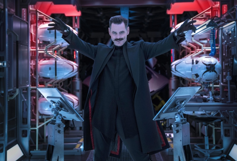 Sonic, 5K, Jim Carrey, Sonic the Hedgehog (2020), Moustache