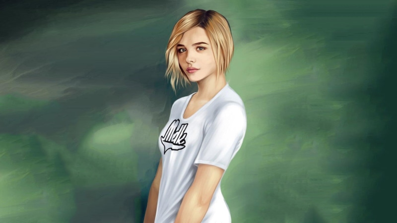 hairstyle, looking, casual clothing, portrait, success, females, hair, copy Space, adult, blackboard, beautiful, indoors, woman, lifestyles, women, backgrounds