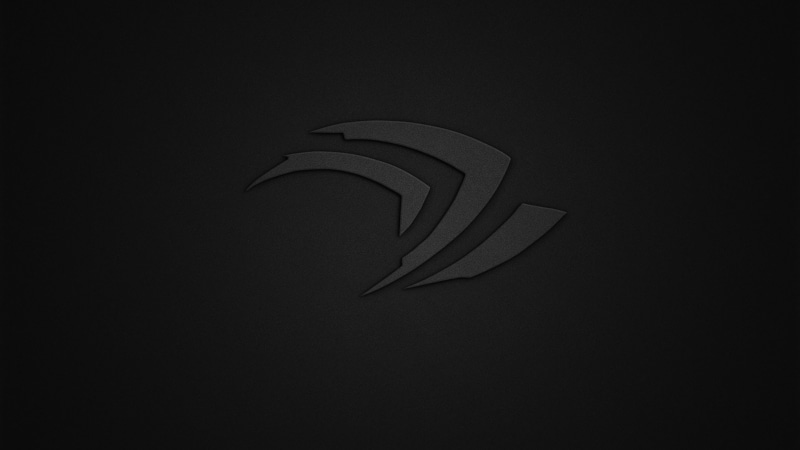 logo, 4K, minimalism, Nvidia GTX, monochrome, Nvidia