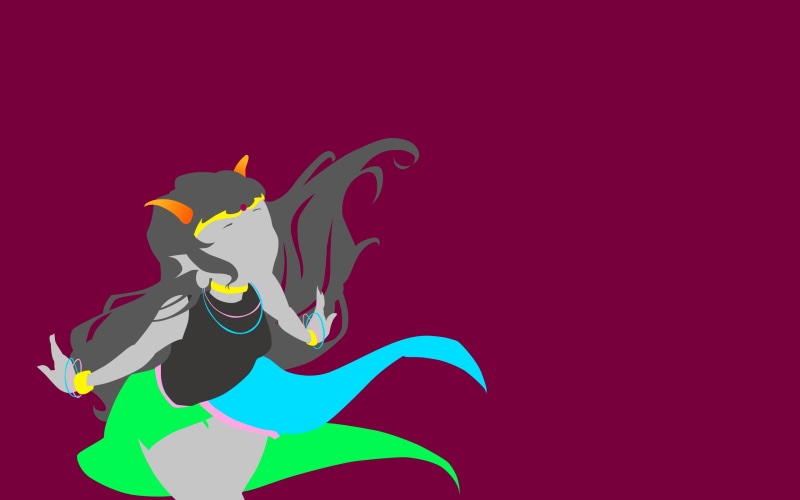 2K, Homestuck, studio shot, costume, dragon, copy space, human hand, colored background, vector, art and craft, multi colored, one person, side view, pink color