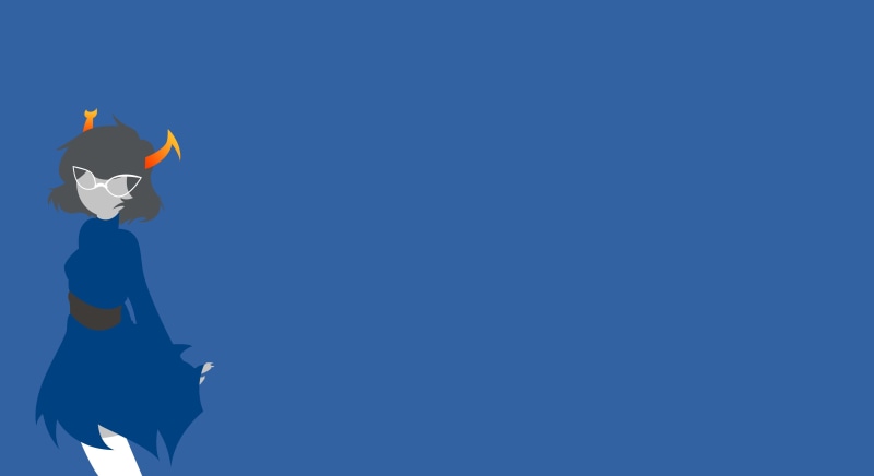 day, representation, blue, standing, creativity, one person, 4K, art and craft, studio shot, indoors, blue background, colored background, sky, Homestuck