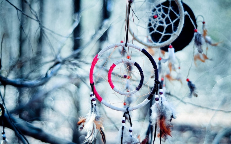 photography, black, pink, 1080P, dreamcatchers, white, 1920x1200, dreamcatcher