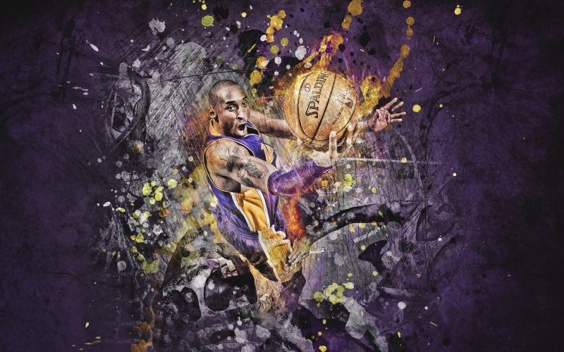 art, bryant, kobe, 2K, lakers, background, basketball player