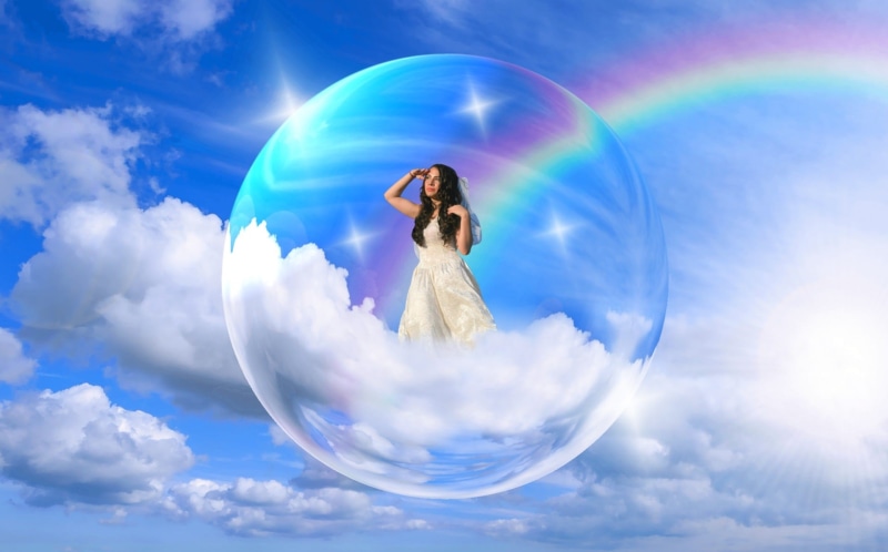 beauty, happy, angel wings, elf, design, young woman, love, cloud, girl, cloud - sky, pretty, outdoors, soul, the mystic landscape, futuristic, human, illusion