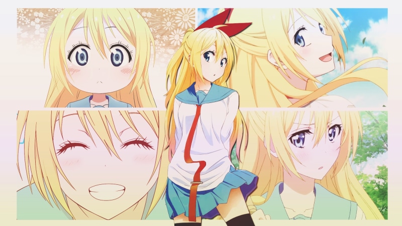Nisekoi, anime girls, 1080P, Kirisaki Chitoge
