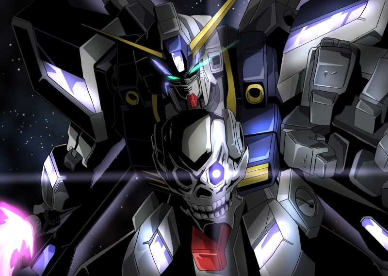 armor, skull, crossbone, gundam, mecha, build, maoh, fighters, 1080P, warrior
