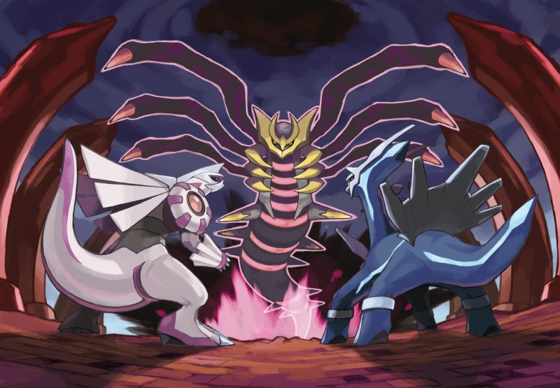 Dialga (Pokémon), 2K, Pokémon, Giratina (Pokémon), Palkia (Pokémon), Legendary Pokémon
