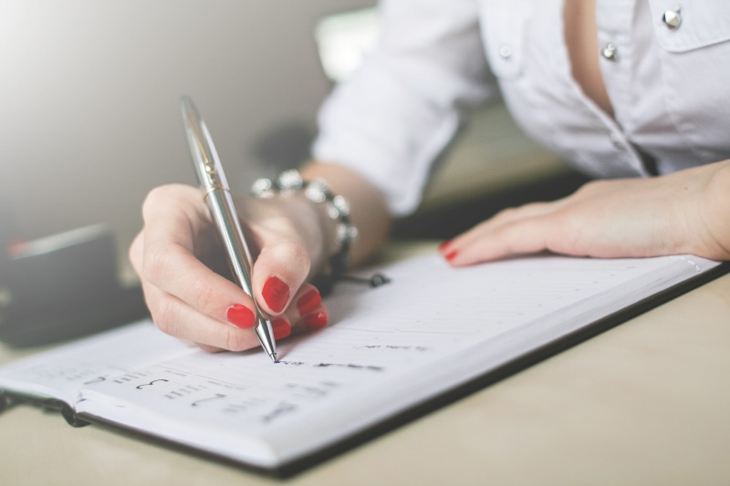 furniture, paperwork, business Person, 4K, business, writing, businessman, office, red, Close-Up, holding, document, indoors, occupation, signing, girl