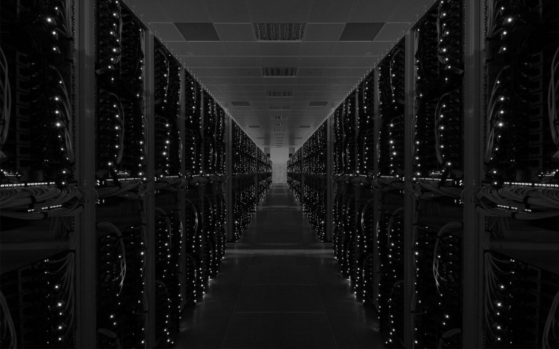 server, data center, 1080P, technology, monochrome, geometry
