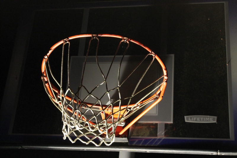 selective, close-up, basketball - sport, Orange, motion, leisure games, Basketball, shooting, indoors, night, hoop, leisure activity, rim, aspirations