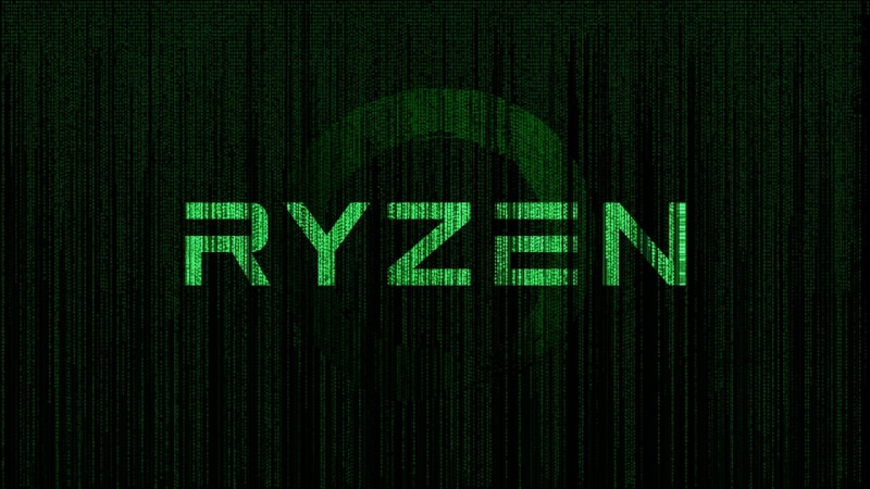 zen, RYZEN, The Matrix, 1080P, green, AMD