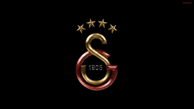 1080P, soccer, numbers, simple background, logo, Galatasaray S.K.