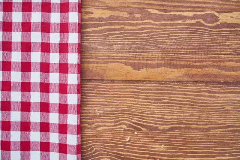 5K, colors, full frame, background, clean, soft, plaid, pattern, color image, fabric, beautiful, tablecloth, macro, wood - material, perspective, textured
