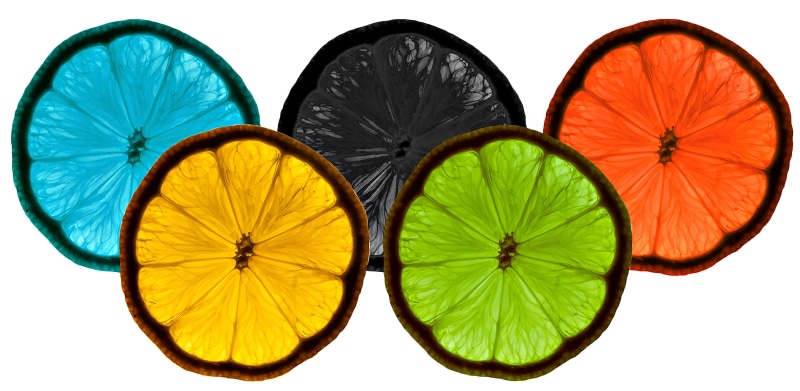 science, day, color, no people, close-up, multi colored, food, indoors, choice, citrus fruit, security, studio shot, lemons, freshness, cut out, fruit