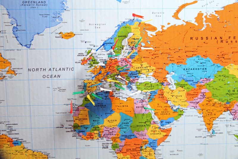 global communications, text, direction, no people, guidance, architecture, backgrounds, pins, globe - man made object, indoors, design, physical geography