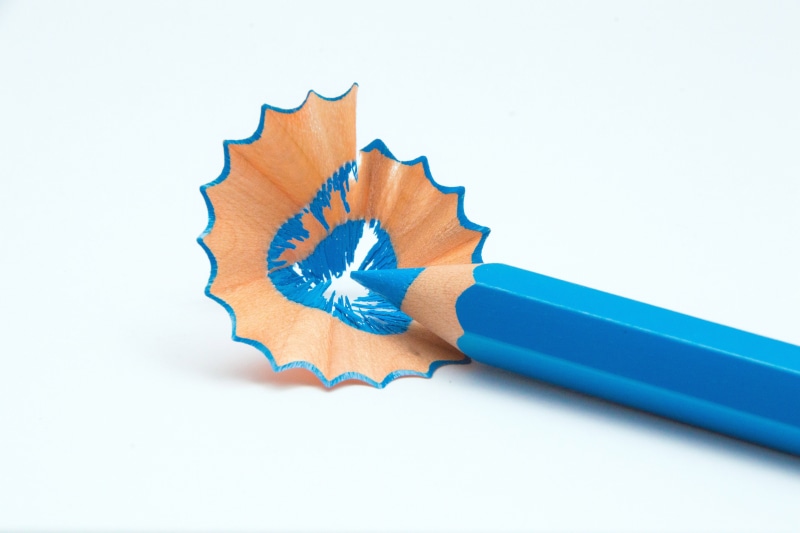 learning, Closeup, blue, art, multi Colored, crayon, no people, student, equipment, macro, single Object, various, education, white background, office