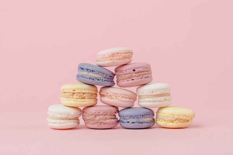 temptation, photo, ready-to-eat, french food, macaron, choice, macaroon, indoors, 4K, Creative, variation, food and drink, food, Colourful, stack, no people