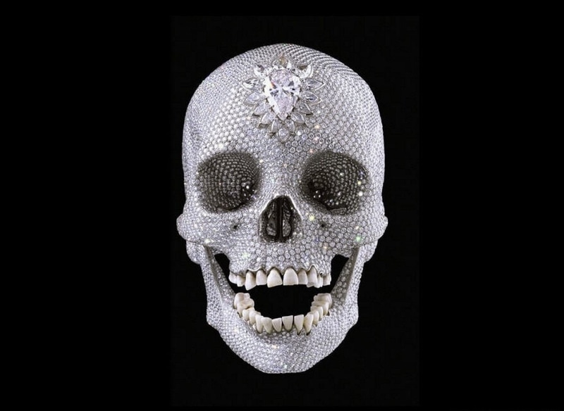 creative, hirst, Art And Creative, 480P, skull, damien