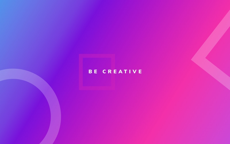 colorful, 2K, creativity, shapes, gradient, graphic design