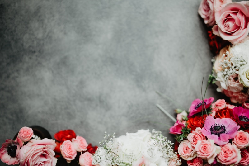 background, plant, arrangement, 5K, valentine, flora, flower head, celebration, bouquet, colorfull, flowering plant, red, valentines day, copy space, flower