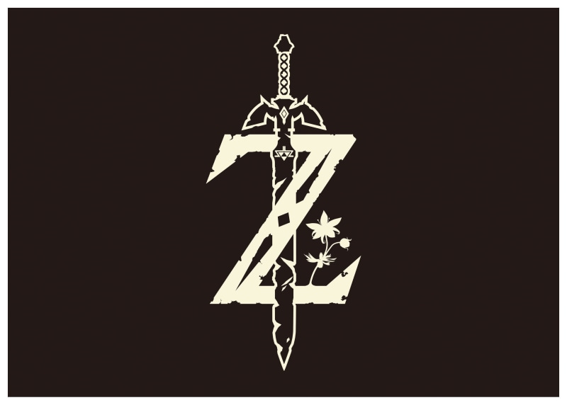 black background, nature, shape, The Legend of Zelda: Breath of the Wild, sign, auto post production filter, 1080P, decoration, representation, transfer print