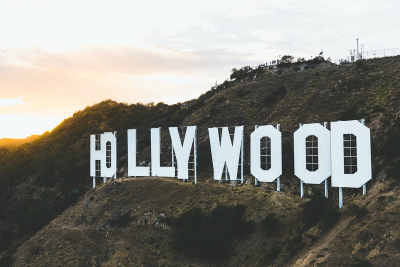 nature, number, mountain, outdoors, site, los, white, no people, solid, tranquil scene, text, land, Hollywood, scenics - nature, californium, landscape