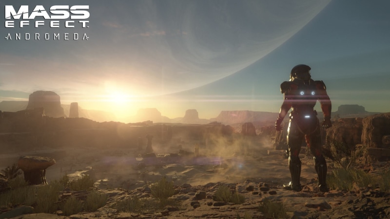 effect, 1080P, government, lifestyles, sunlight, mass, sky, one person, real people, sunbeam, outdoors, lens flare, Mass Effect: Andromeda, nature, rear view