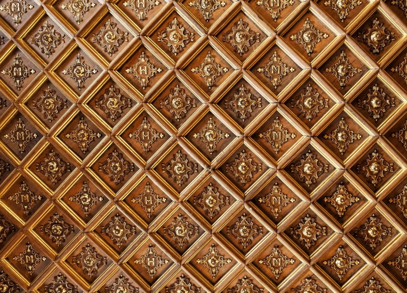 the ceiling, texture, letters, 1080P, patterns, diamonds