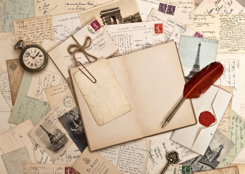 pen, retro Styled, brand, obsolete, envelope, brown, ancient, photos, stained, nostalgia, old-fashioned, communication, vintage, paper, parchment, textured