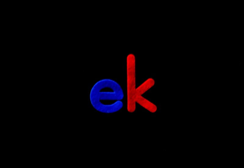 studio shot, cutout, sign, alphabet, colors, copy space, neon, 4K, number, technology, no people, red, colorful, text, indoors, ek, alphabets, western script