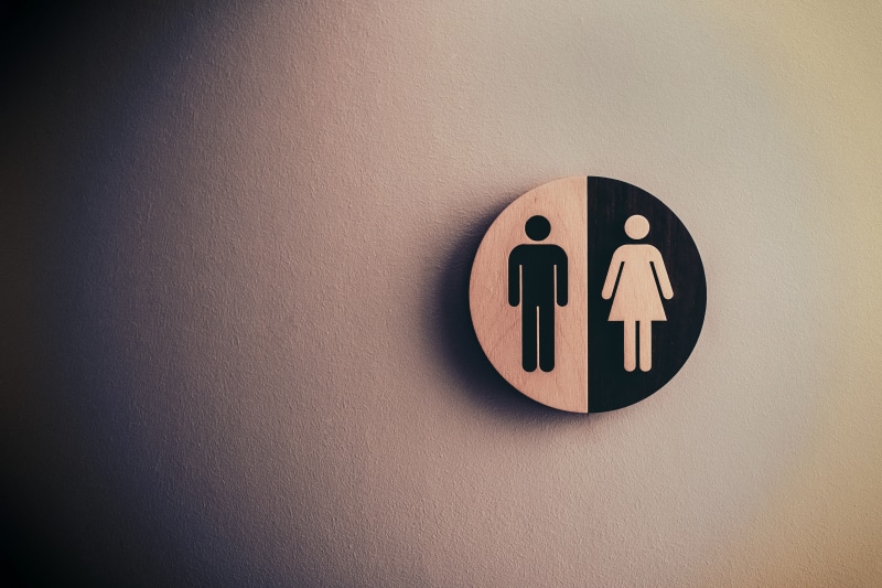close-up, representation, no people, design, gender, sign, image, symbol, wall, restroom sign, 8K, illustration, male likeness, female, art, bathroom