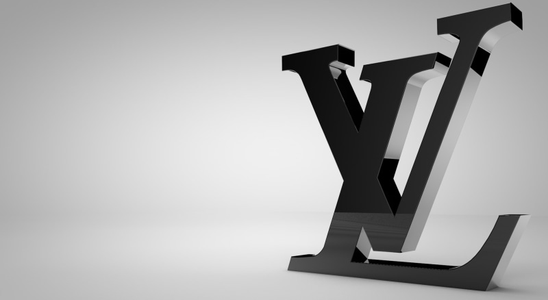 safety, luxury, still life, sign, sky, vuitton, white, white background, studio, Artistic, representation, 3D, clothing, louis vuitton, black, logo, human representation