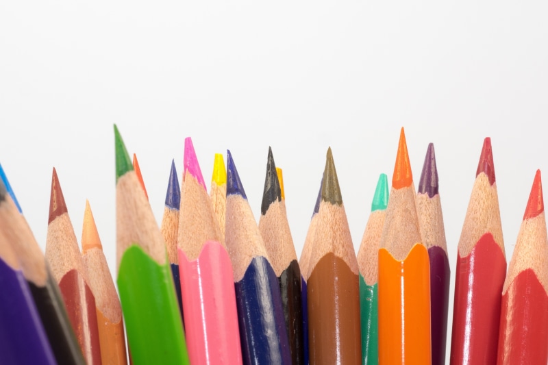 color series, art and craft, still life, creativity, colors, yellow, lot, side by side, multi Colored, color, leave, children, equipment, draw, choice