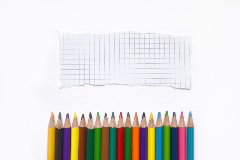 close-up, pencil, education, colored pencil, choice, school, lined, paper, student, office supply, large group of objects, child, multi colored, elementary