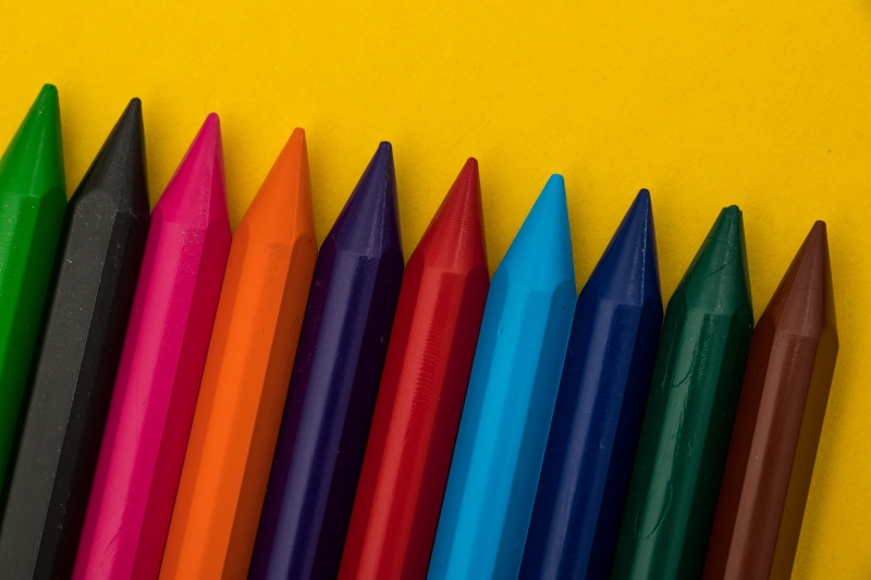 still life, creativity, kid, chalk, pencil, colorful, 5K, draw, multicolored, no people, vibrant color, colors, colored pencil, in a row, color, art and craft equipment