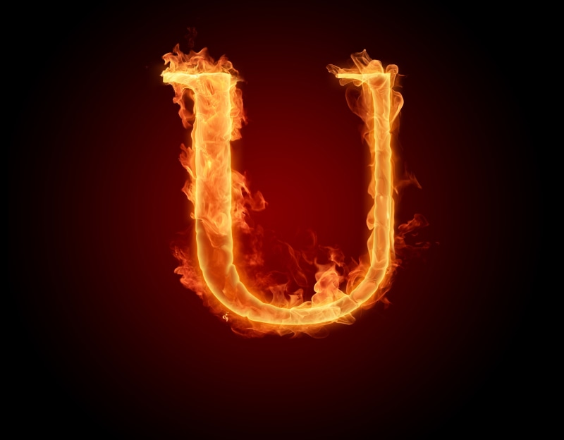 Litera, alphabet, letter, 2K, flame, fire