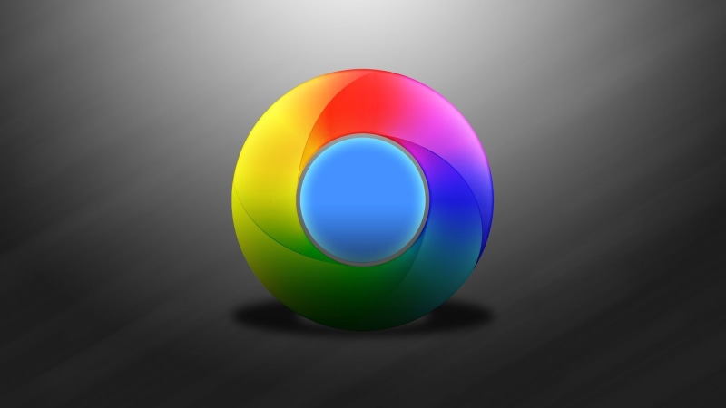 curve, single object, sphere, browser, close-up, logo, computer, multi colored, circle, design, spotlight, geometric shape, 1080P, no people, green color