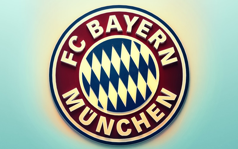 indoors, close-up, wall - building feature, blue, uSA, man made, backgrounds, emblem, muchen, pattern, clock face, Bayern Munich FC, logo, flag, no people