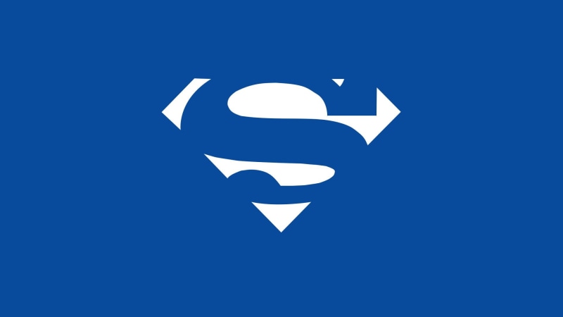 no people, minimalism, symbol, Superman, emotion, copy space, abstract, blue background, design Element, sky, design, communication, mid-air, shape, white color