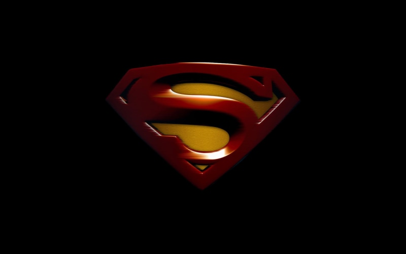 red, dark, superman, logo, sign, background, 1080P, dark background