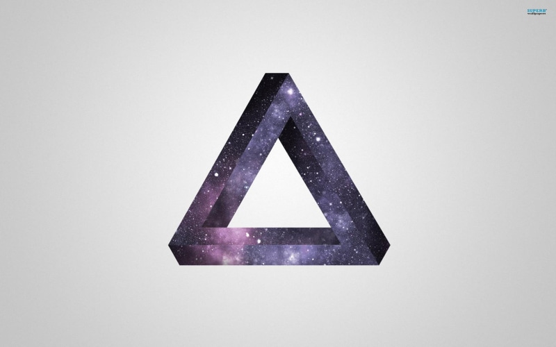 nebula, letter, symbol, text, shape, 2K, communication, gray, single object, alphabet, message, space art, triangle, digital art, stars, close-up, logo