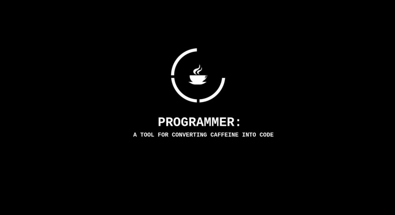 cup, branding, western script, tool, programmer, sign, symbol, elegance, information, vector, business, studio shot, shiny, illustration, copy space, black Color