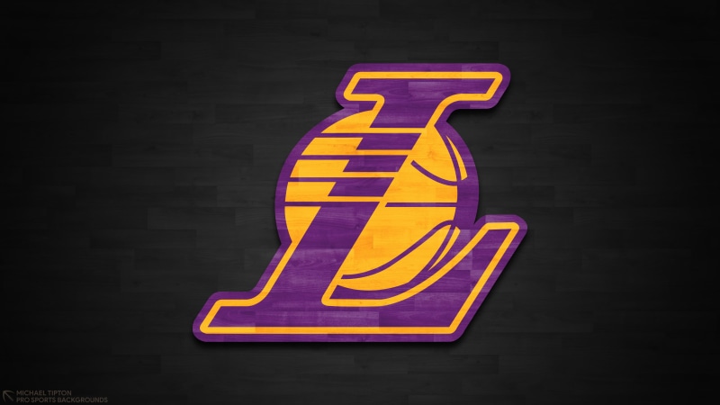 4K, Logo, Basketball, NBA, Los Angeles Lakers