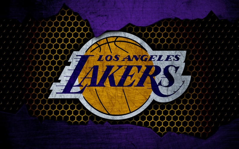 Logo, Basketball, Los Angeles Lakers, NBA, 4K