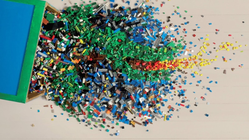 indoors, variation, abundance, choice, LEGO, studio shot, confetti, plastic, white background, celebration, creativity, table, decoration, multi colored