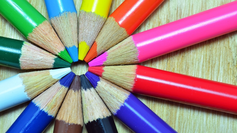 no people, colored pencil, shape, craft, pencil, colorful, pencils, order, writing instrument, still life, large group of objects, assorted, lot, art and craft equipment